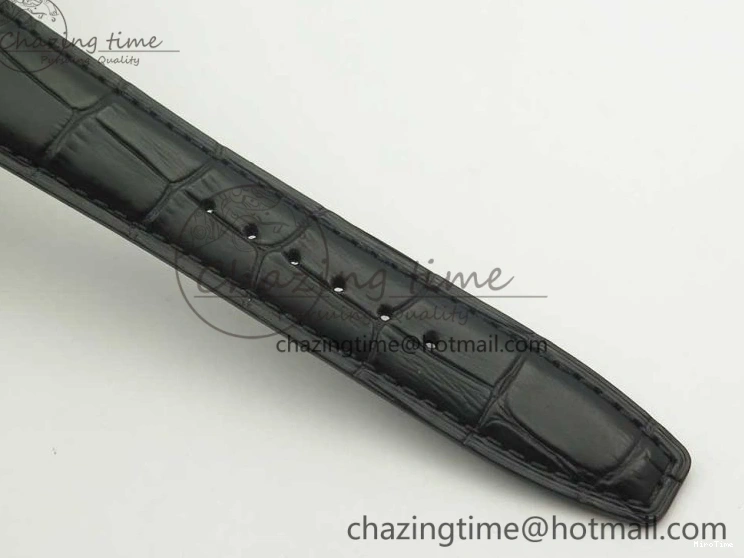 MIROTIME 1218 Efficient Portuguese Tourbillon IW5463 SS ZF Best Edition White Dial on Black Leather Strap 7170